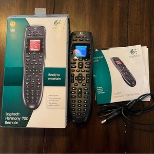 Logitech Harmony 700 Universal Programmable Remote Control Tested Black Box
